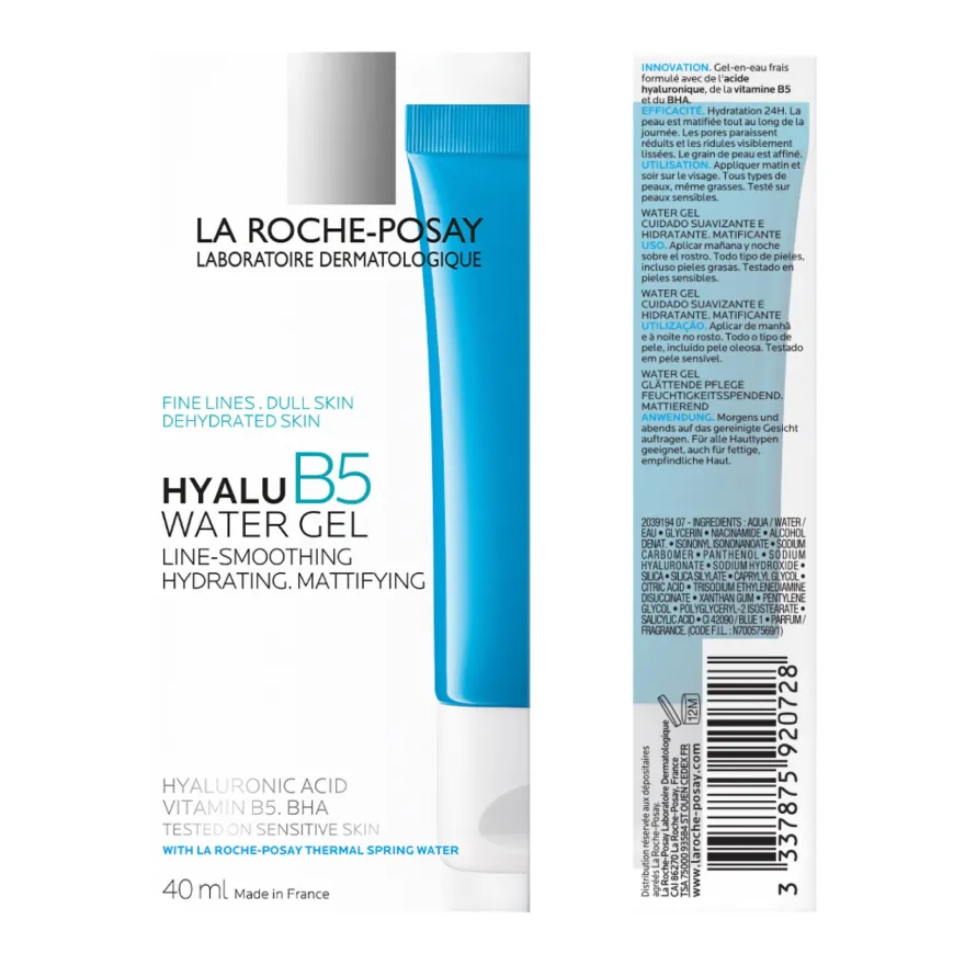 La Roche-posay Hyalu B5 Acqua-gel Rinfrescante Istantaneo Adatto A Tutti I Tipi Di Pelle 40ml
