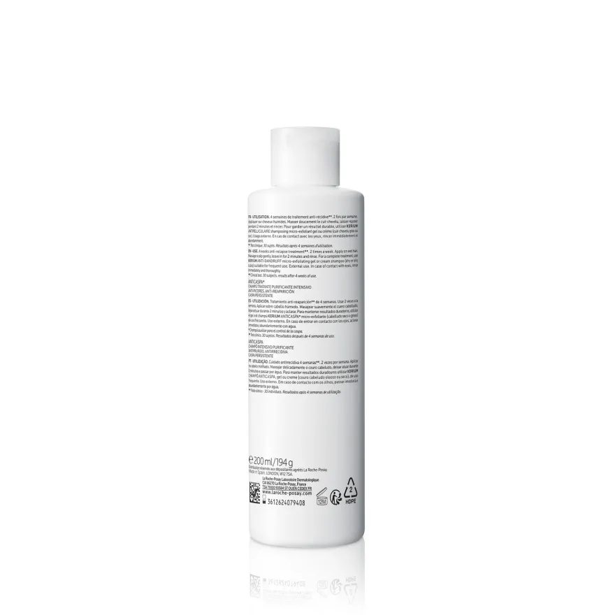 La Roche-posay Kerium Ds Intensive bipacco Shampoo Antiforfora 2x200ml