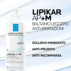 La Roche Posay Lipikar Balsamo Leggero Ap+m Idratante Per Pelle Secca 400ml