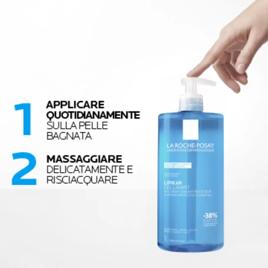 La Roche-posay Lipikargel Lavant Gel Doccia Delicato 1l