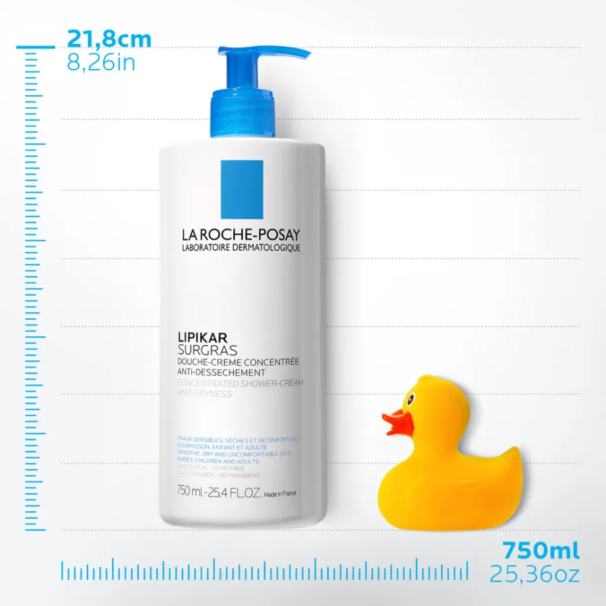 La Roche-posay Lipikar Surgras Doccia Crema Corpo 750ml