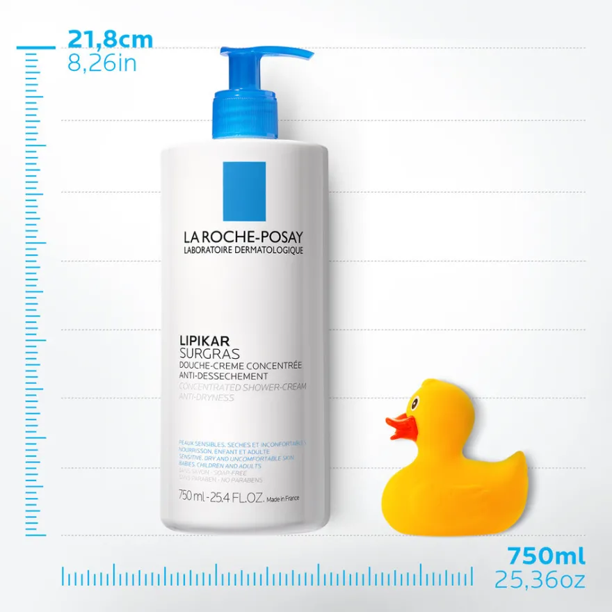 La Roche-posay Lipikar Surgras Doccia Crema Corpo 750ml