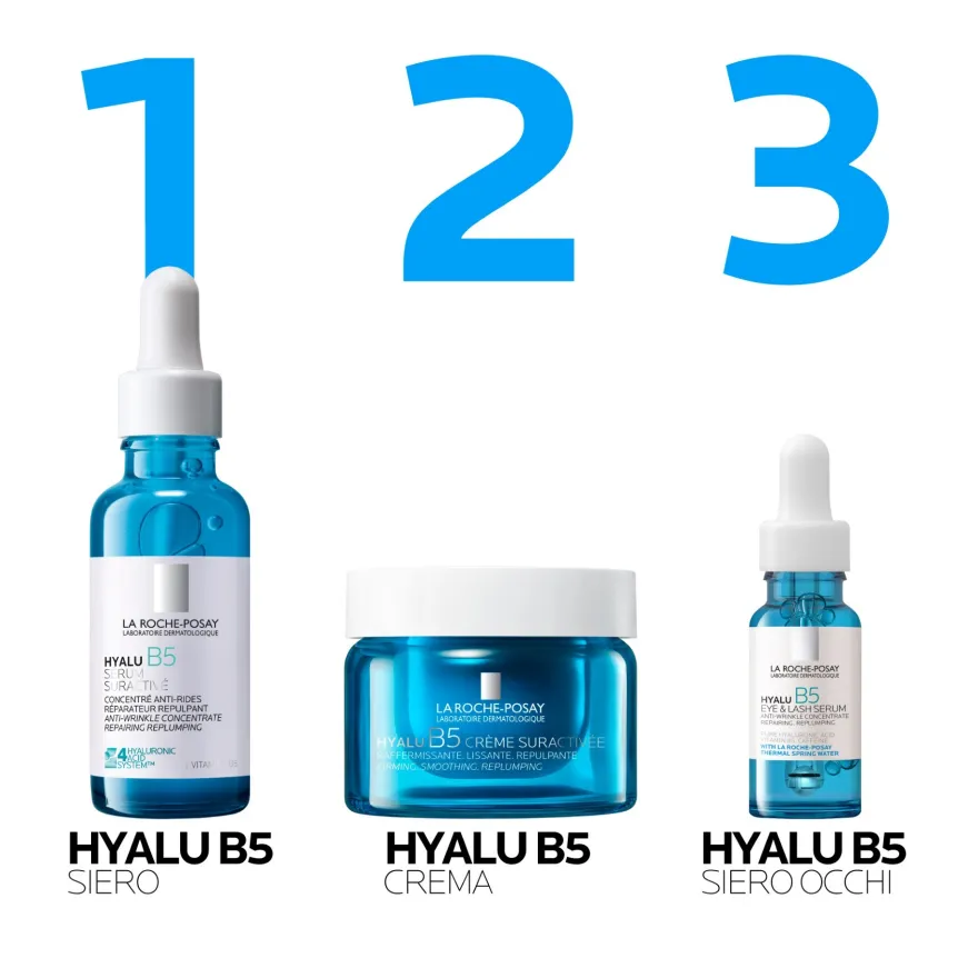 La Roche-posay Nuovo Hyalu B5 siero concentrato Anti-rughe bipacco 2x30ml