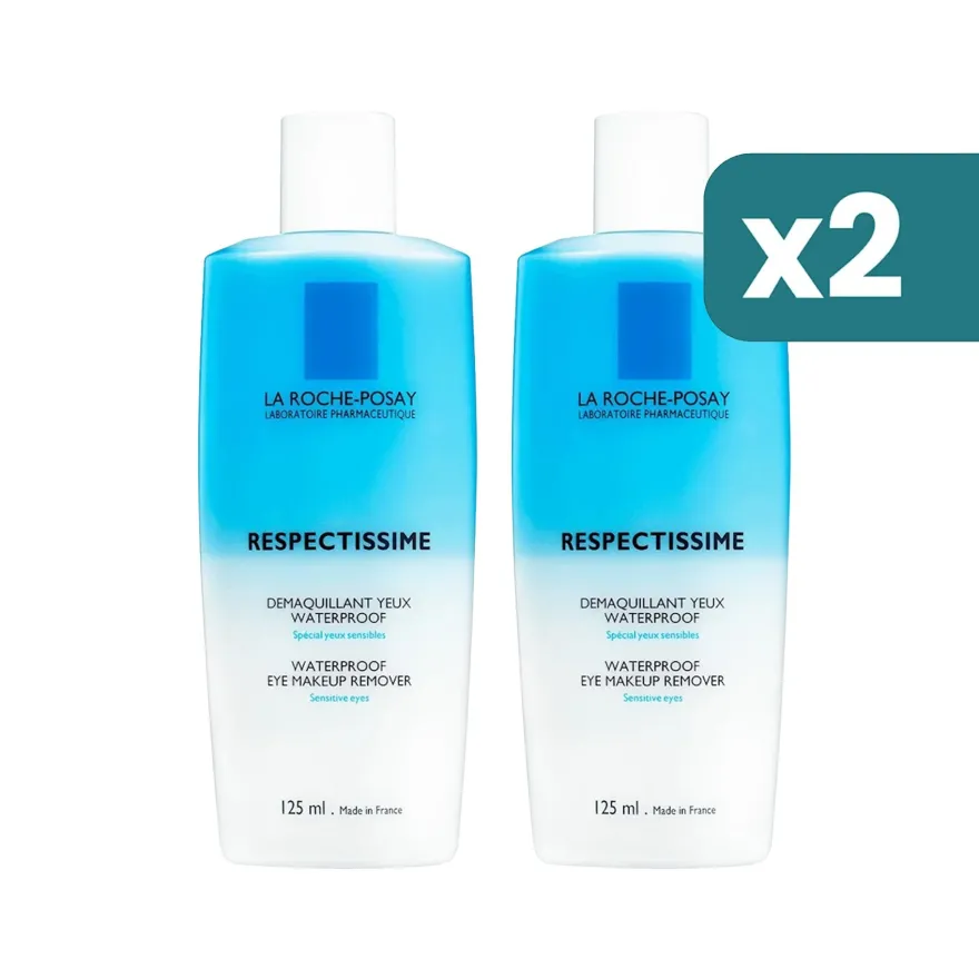La Roche-posay Respectissime struccante occhi 2x125ml