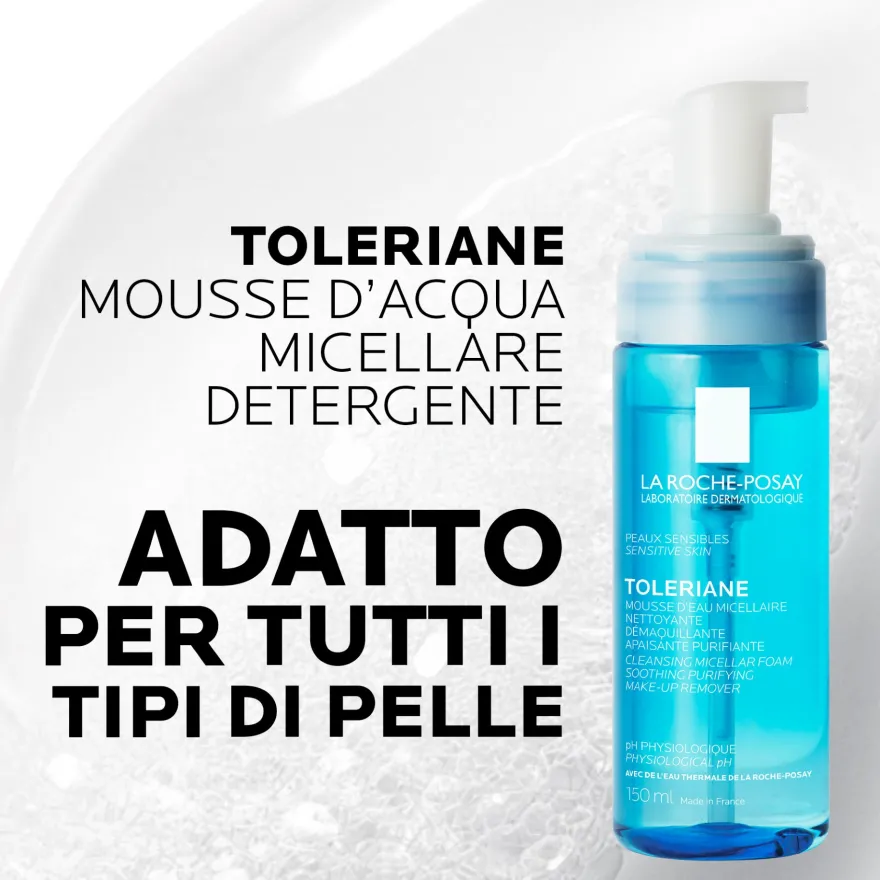 La Roche-posay Toleriane Mousse D'acqua Micellare Detergente 150ml