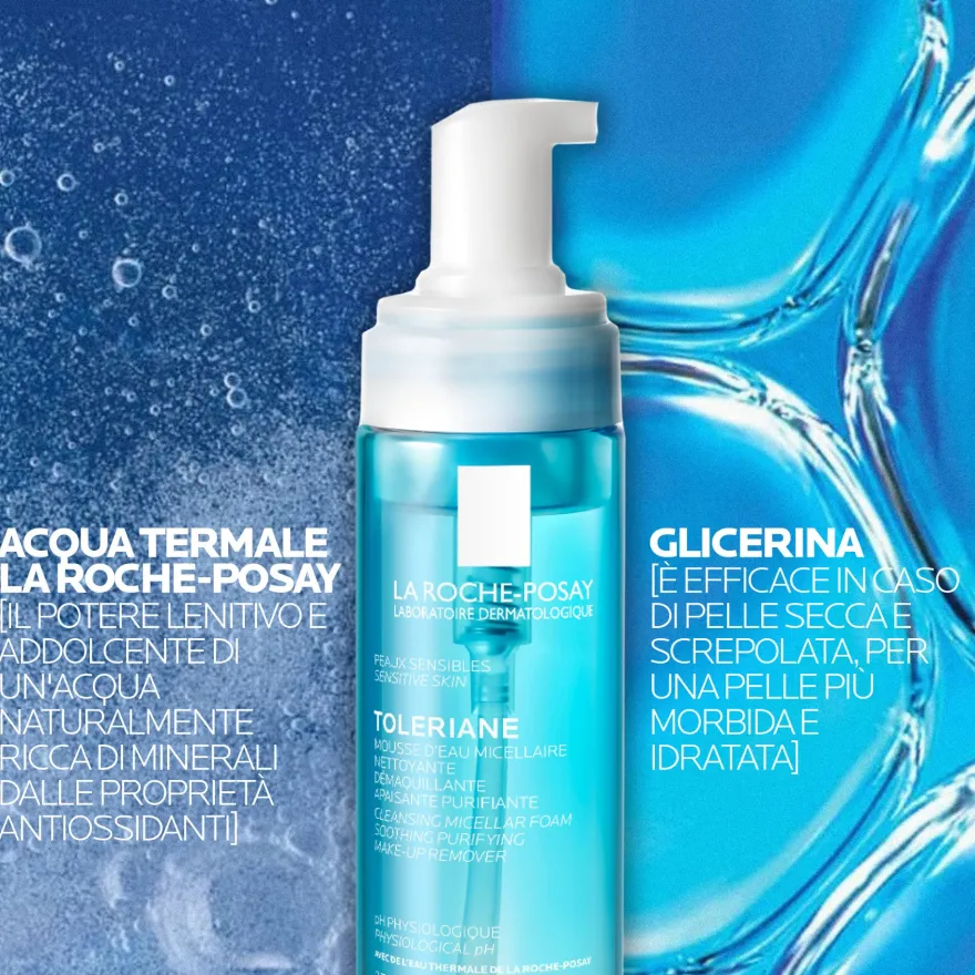 La Roche-posay Toleriane Mousse D'acqua Micellare Detergente 150ml