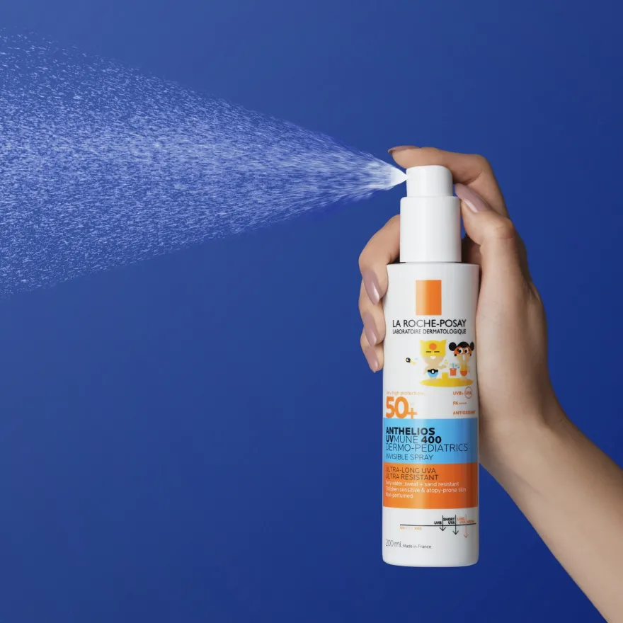 La Roche Posay Uvmune spray solare bambino SPF50+ bipacco 2x200ml