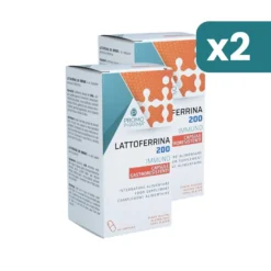 Lattoferrina 200 integratore sistema immunitario bipacco 2x30 capsule