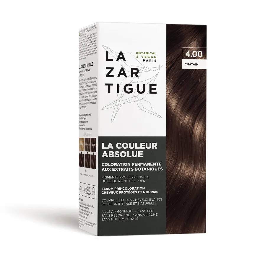 Lazartigue La Couleur Absolue Colorazione Permanente 4.00 Castano