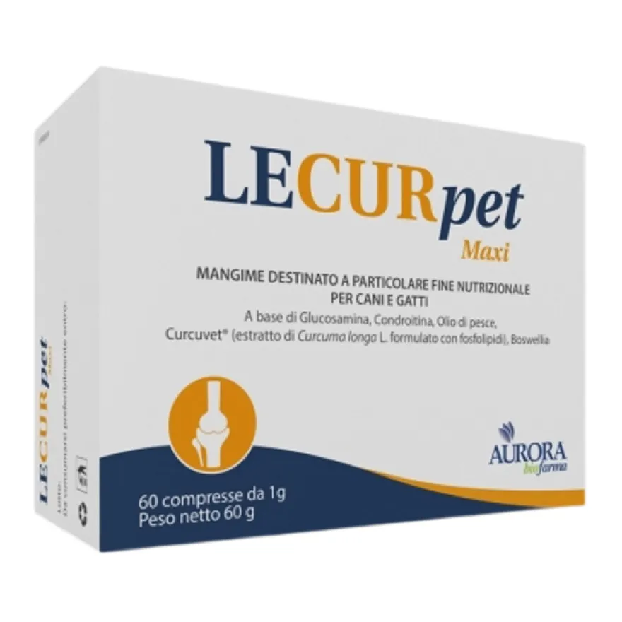 Lecurpet Maxi Mangime Articolazioni Cani E Gatti 60 Compresse