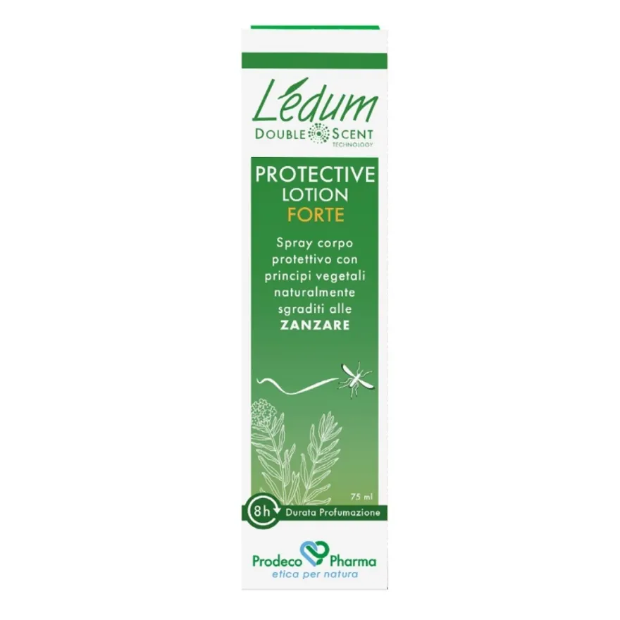 Ledum Ds Protective Lotion Forte Spray Corpo Antizanzare 75ml