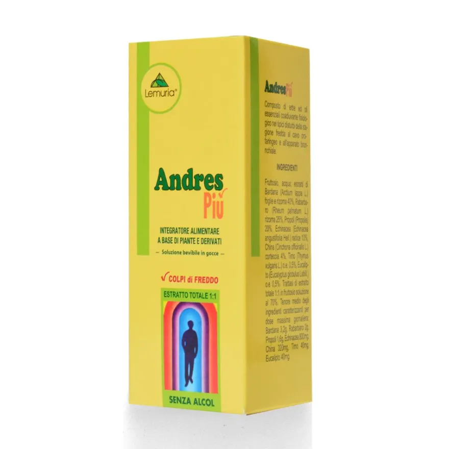 Lemuria Andres Piu Integratore Alimentare 30ml