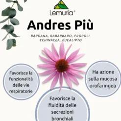 Lemuria Andres Piu Integratore Alimentare 30ml