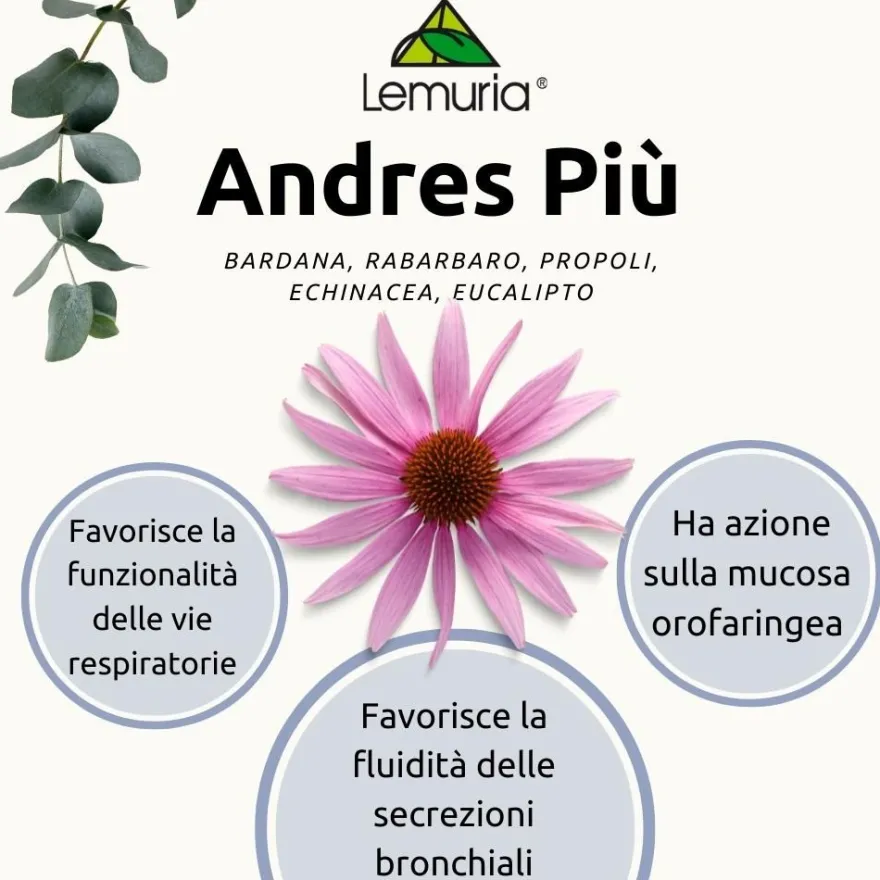 Lemuria Andres Piu Integratore Alimentare 30ml