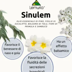 Lemuria Andres Sinulem Integratore Seni Paranasali 100ml