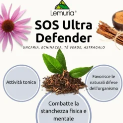 Lemuria Andres Sos Ultra Defender Integratore Alimentare 50 Capsule