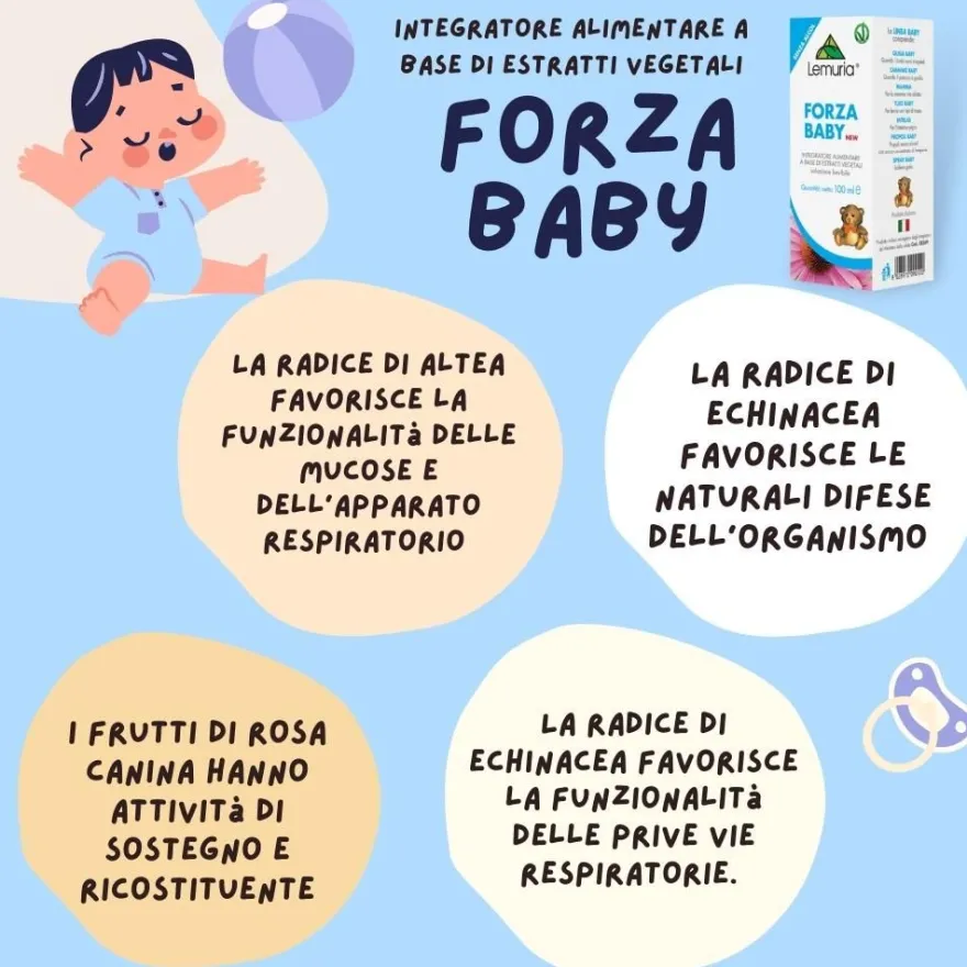 Lemuria Forza Baby New Integratore Alimentare 100ml