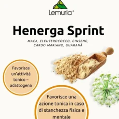 Lemuria Henerga Sprint Integratore Multivitaminico 55 Capsule