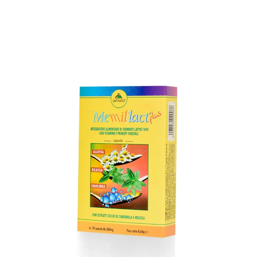Lemuria Memilact Plus Integratore Alimentare 24 Capsule