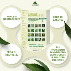 Lemuria Memolem Integratore Alimentare 10 Flaconcini