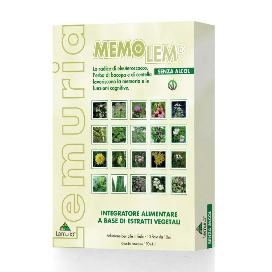 Lemuria Memolem Integratore Alimentare 10 Flaconcini