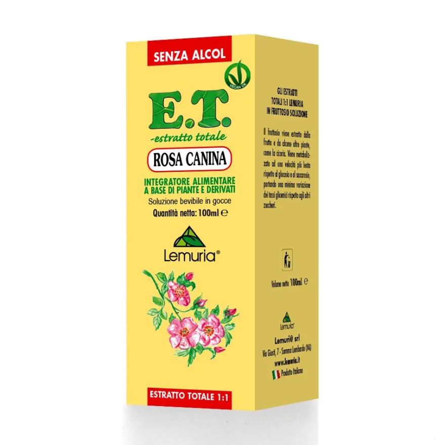 Lemuria Rosa Canina Estratto Titolato Integratore Ricostituente 100ml