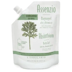 L'erbolario Assenzio Bagnoschiuma Ricarica Detergente Corpo 500ml