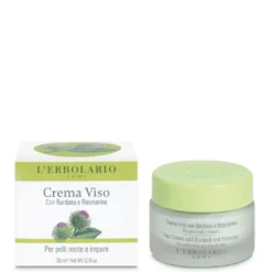 L'erbolario Crema Viso Bardana E Rosmarino Pelli Miste E Impure 30ml
