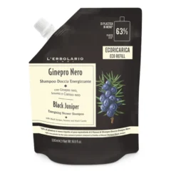 L'erbolario Ginepro Nero Ecoricarica Shampoo Doccia Energizzante 500ml