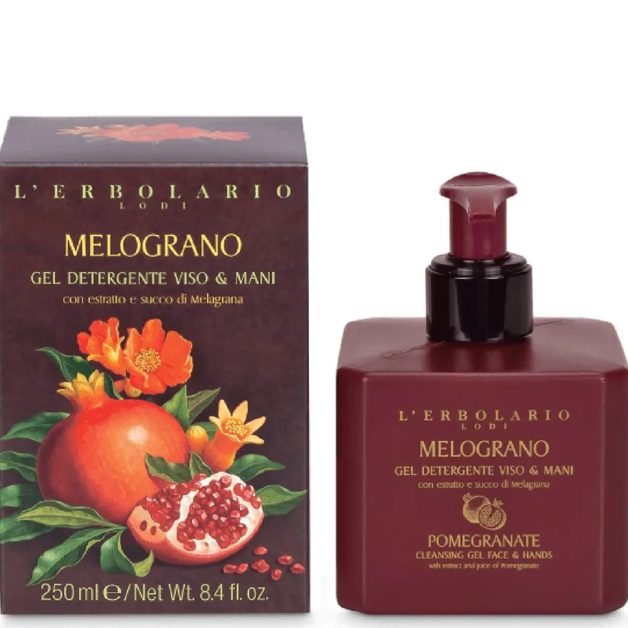 L'erbolario Melograno Gel Detergente Viso & Mani 250ml
