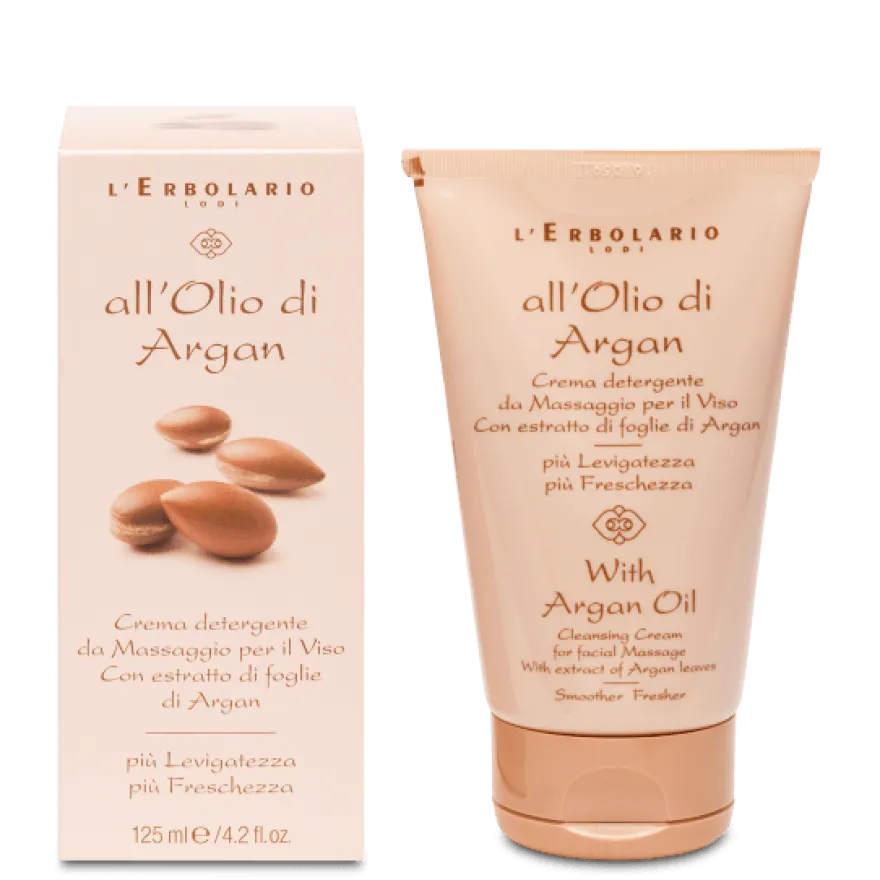 L'erbolario Olio Di Argan Crema Detergente Viso 125ml