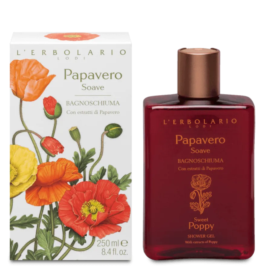 L'erbolario Papavero Soave Bagnoschiuma 250ml