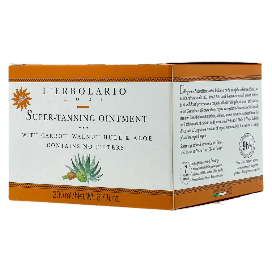 L'erbolario Unguento Superabbronzante Carota 200ml