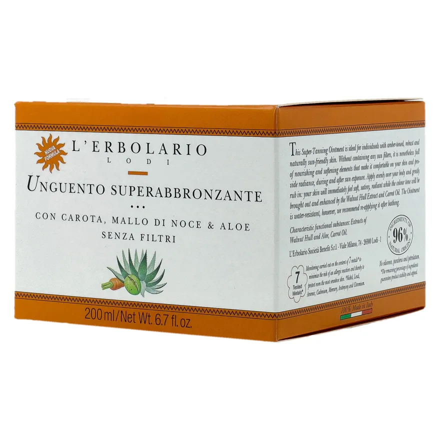 L'erbolario Unguento Superabbronzante Carota 200ml