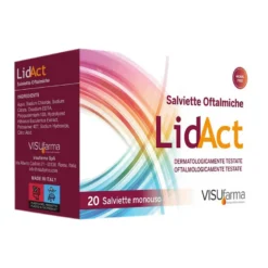 Lidact Salviette Oftalmiche Igiene Profonda Occhi 20 Pezzi