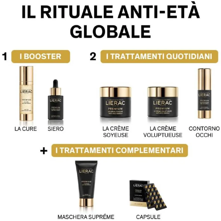 Lierac Premium La Cure Shot Di Giovinezza Viso Antietà Globale Rigenerante 30ml
