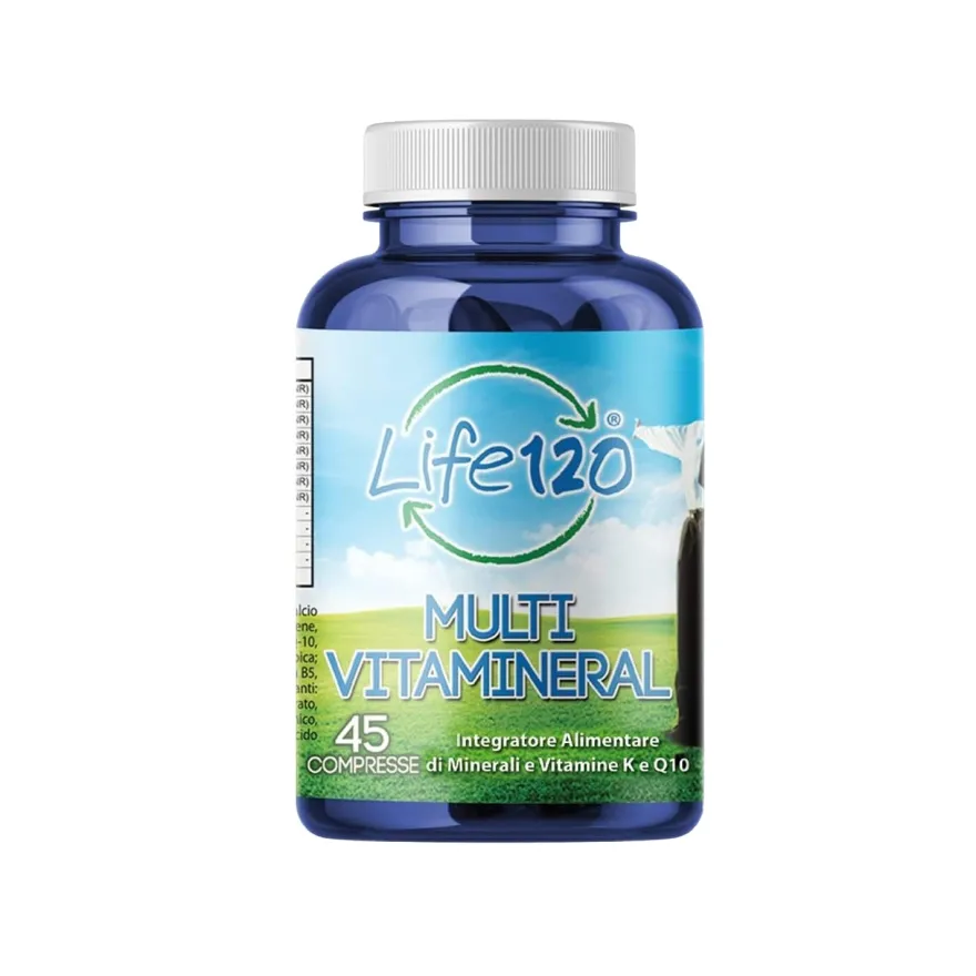 Life 120 Multi Vitamineral Integratore Minerali E Vitamine 45 Compresse