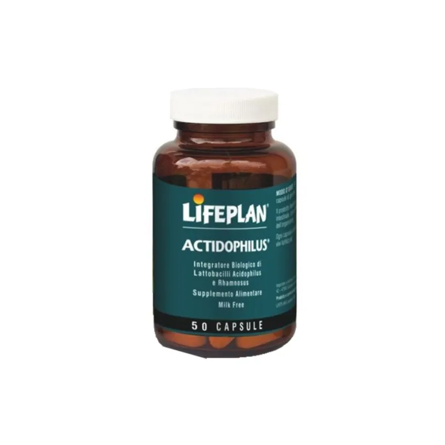 Lifeplan Actidophilus Integratore Fermenti Lattici 50 Capsule