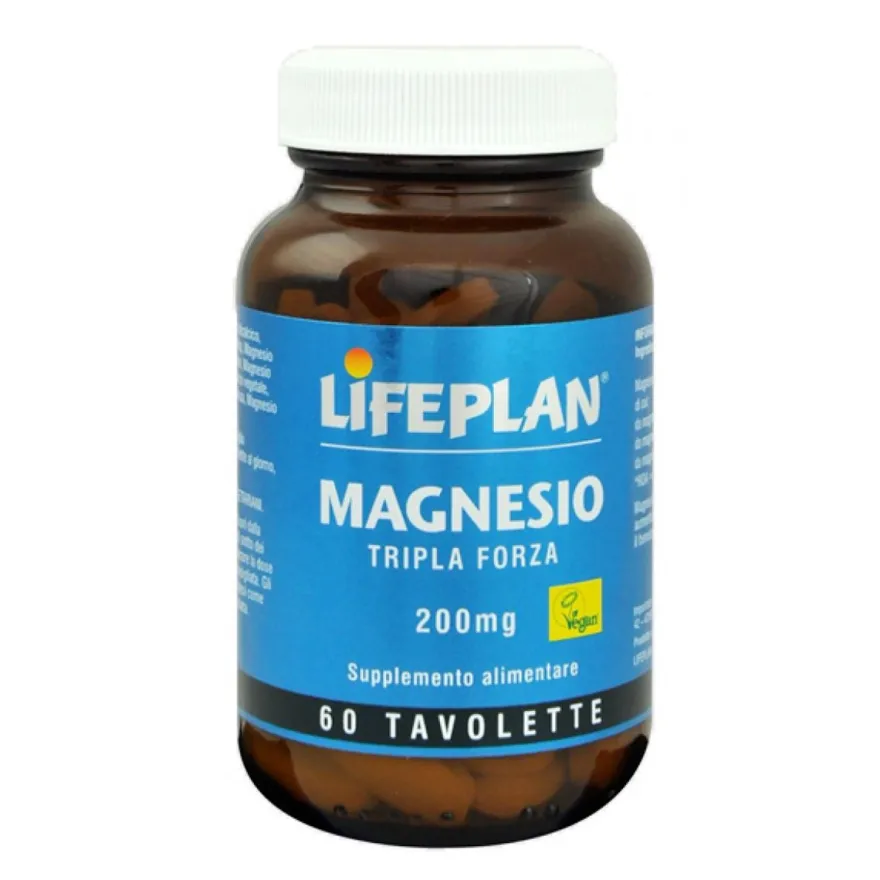 Lifeplan Magnesio Tripla Forza Integratore Stress 60 Tavolette
