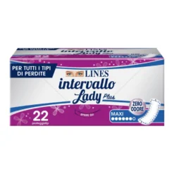 Lines Intervallo Lady Plus Maxi Proteggislip 22 Pezzi