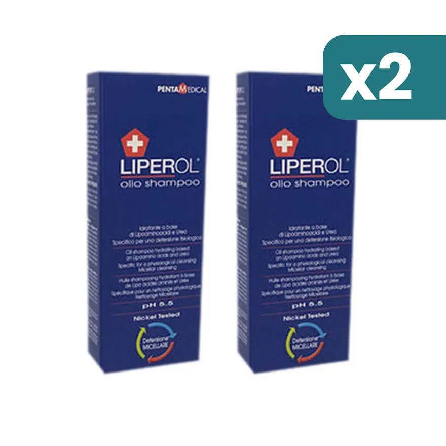 Liperol Olio Shampoo 2 confezioni da 150ml