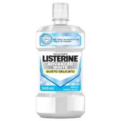 Listerine Advanced White Collutorio Gusto Delicato 500ml