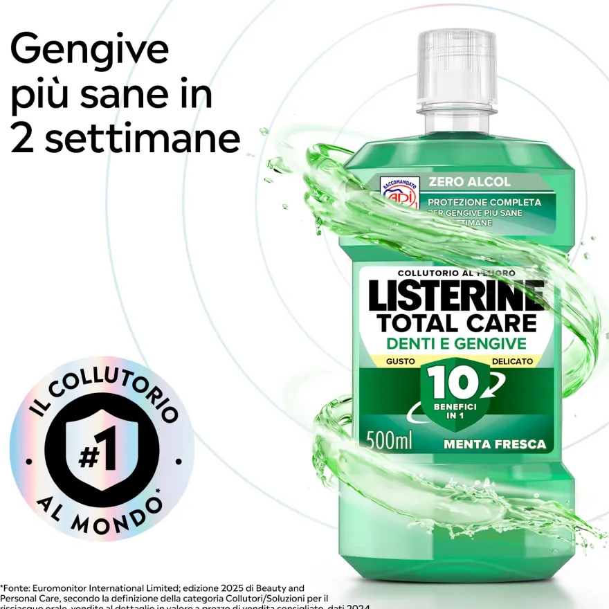 Listerine Collutorio Difesa Denti E Gengive 500ml