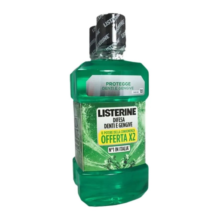 Listerine Collutorio Protezione Denti E Gengive 500ml 2 Pezzi