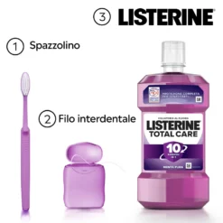 Listerine Colluttorio Total Care Menta Pura 500ml