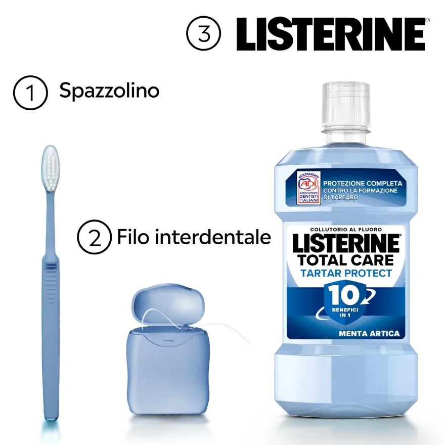 Listerine Colluttorio Total Care Protezione Tartaro 500ml