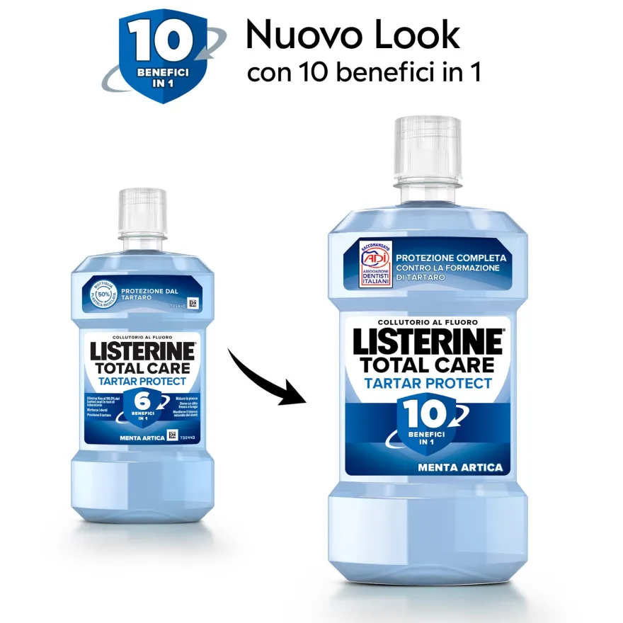 Listerine Colluttorio Total Care Protezione Tartaro 500ml