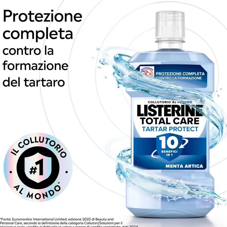 Listerine Colluttorio Total Care Protezione Tartaro 500ml