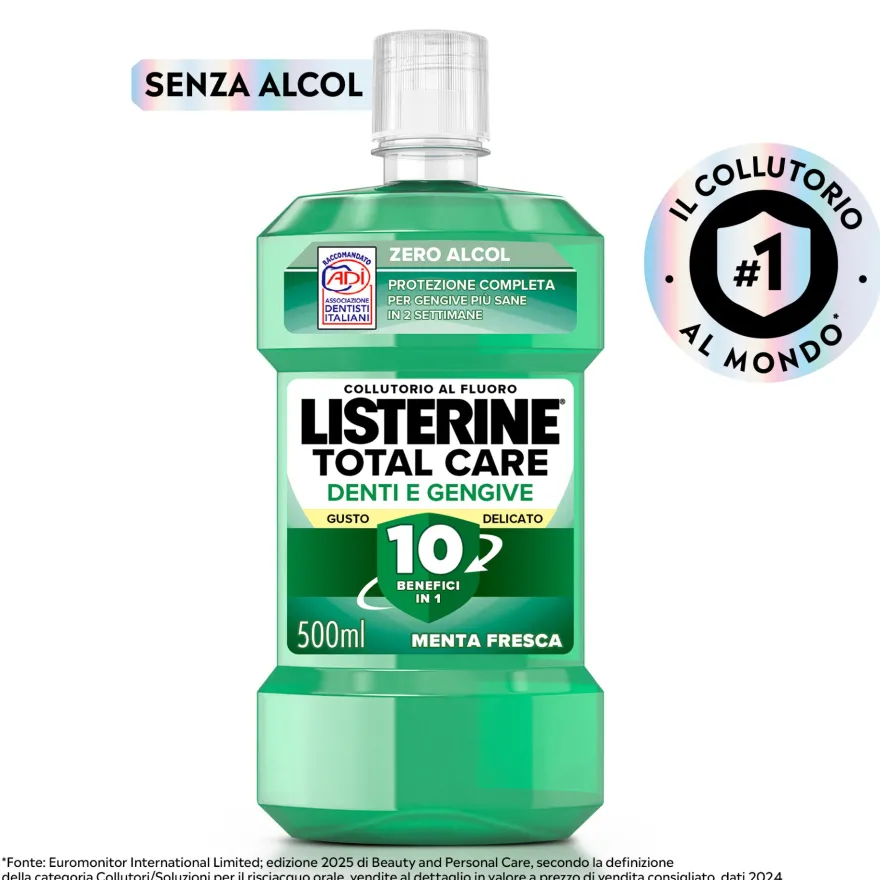 Listerine Difesa Denti E Gengive Collutorio Tripla Azione 500ml