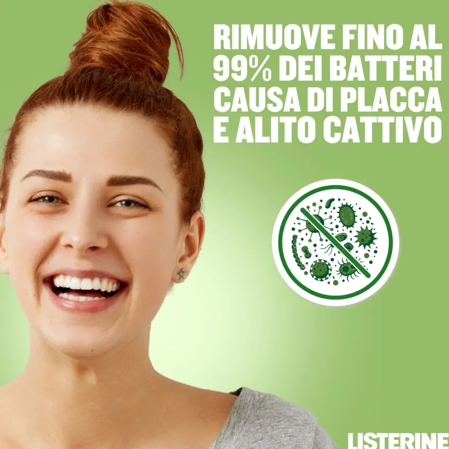 Listerine Naturals Protezione Gengive Collutorio Gusto Delicato 500ml